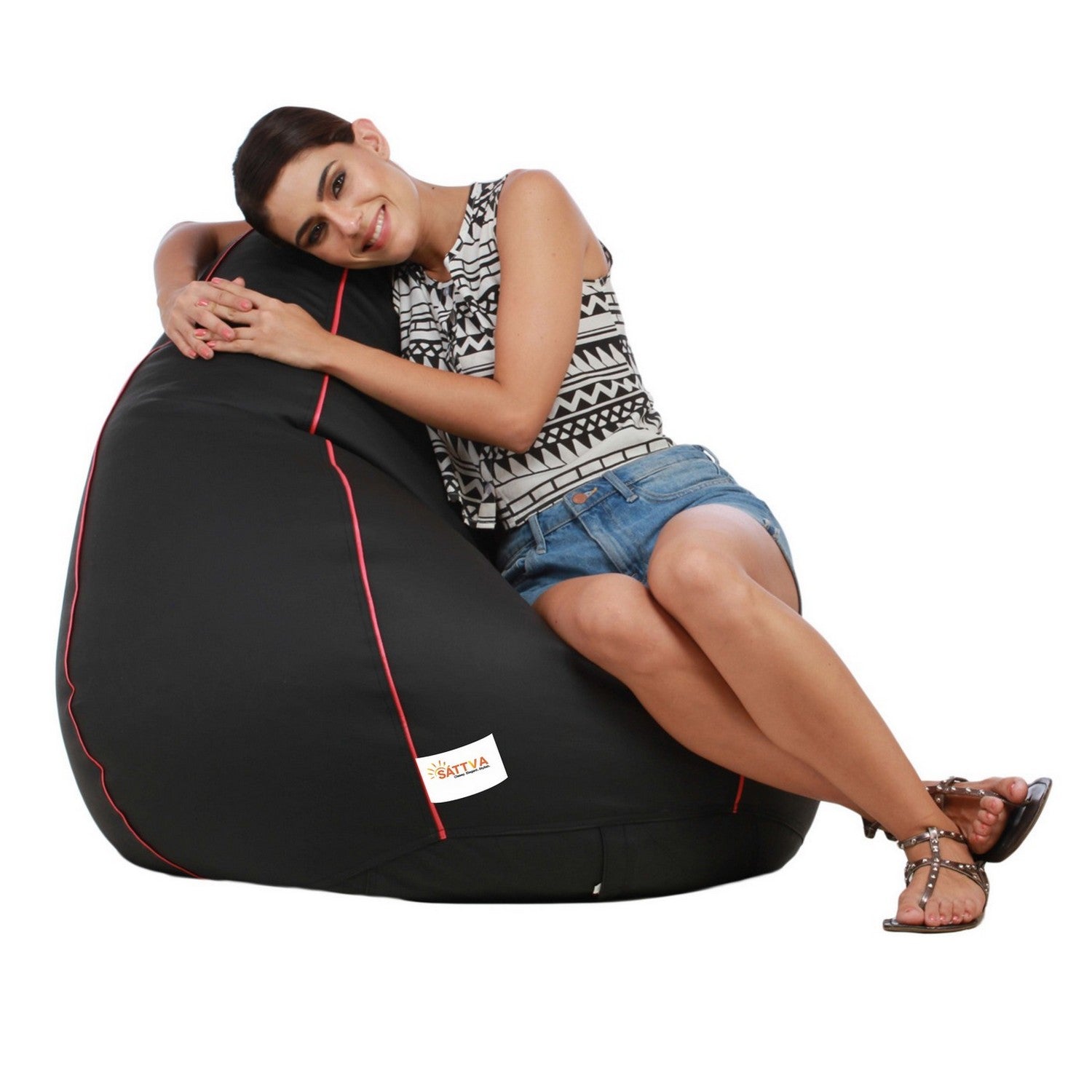 Buy Couchette Kocaman Blue Denim Beanbag Cover with Footrest Cover XXXL  Online at Best Prices in India - JioMart.